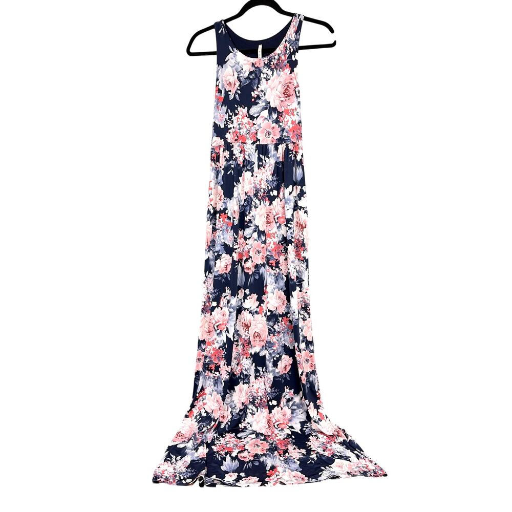 Bellamie Cottagecore Romantic Whimsigoth Floral Garden Resortwear Maxi Dress XS